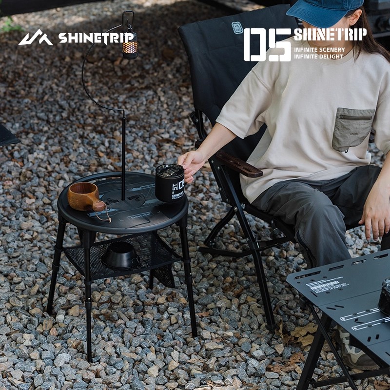 ShineTrip 屋外折りたたみテーブル ポータブル キャ - Outdoor Furniture Usa のレビューと価格