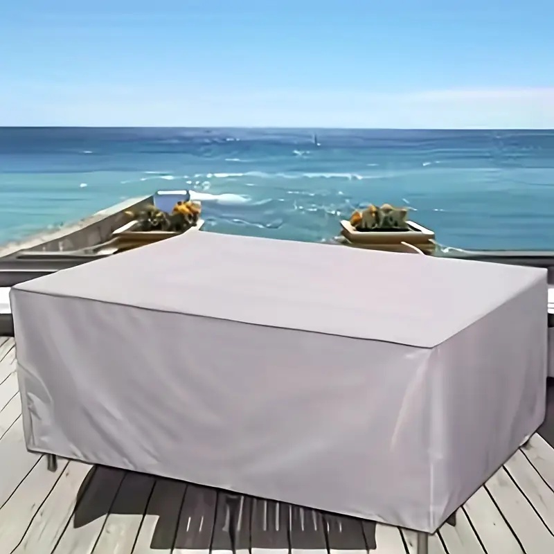 シルバーオックスフォード生地保護カバー - 屋外ガーデン家具 - Outdoor Furniture Table のレビューと価格